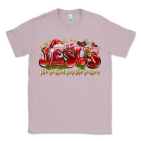 Lilac Jesus The Reason For The Season Classic Tee - CowhideDigitalArt