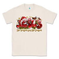 Natural Jesus The Reason For The Season Classic Tee - CowhideDigitalArt