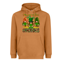 Meerkat shamrockin with my gnomies Heavyweight Hoodie - NancyCooperArtShop