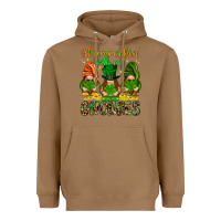 Toasted Coconut shamrockin with my gnomies Heavyweight Hoodie - NancyCooperArtShop