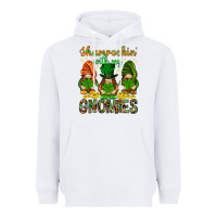 White shamrockin with my gnomies Heavyweight Hoodie - NancyCooperArtShop
