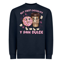 Navy but first chocolate y pan dulce Heavyweight Sweatshirt - MaliasSmallBusiness