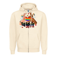 Sandshell equality hurts no one lgbtq hands Zipper Hoodie - LillyAllenDesigns