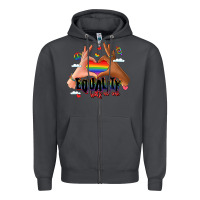 Smoke equality hurts no one lgbtq hands Zipper Hoodie - LillyAllenDesigns