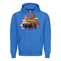 True Royal equality hurts no one lgbtq hands Zipper Hoodie - LillyAllenDesigns