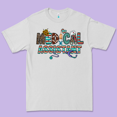 Medical Asistant Premium Tee Designed By Cowhidedigitalart