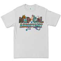 Dove Grey medical asistant Premium Tee - CowhideDigitalArt