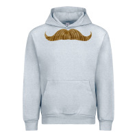 Heather Grey moustache fa element Urban Hoodie - FaDigitalArtStudio