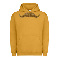Pigment Peanut Butter moustache fa element Urban Hoodie - FaDigitalArtStudio