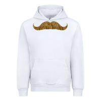 White moustache fa element Urban Hoodie - FaDigitalArtStudio