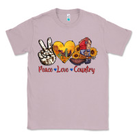 Lilac peace love country american texas flag boots Classic Tee - AdoDesignShop
