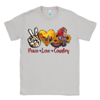 Moon Dust peace love country american texas flag boots Classic Tee - AdoDesignShop