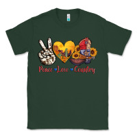 Sports Green peace love country american texas flag boots Classic Tee - AdoDesignShop