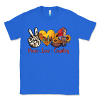 True Royal peace love country american texas flag boots Classic Tee - AdoDesignShop