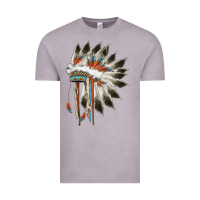 Vintage Zinc indian headress Vintage Tee - AdoDesignShop