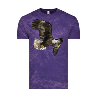 Cloud Purple White Headed Eagle Vintage Tee - LillyAllenDesigns