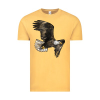 Vintage Mustard White Headed Eagle Vintage Tee - LillyAllenDesigns