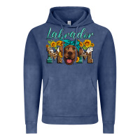 Vintage Denim labrador mom Vintage Hoodie - Artiststas