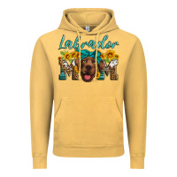 Vintage Mustard labrador mom Vintage Hoodie - Artiststas