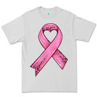 Dove Grey pink ribbon Premium Tee - HRA Design Shop