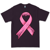 Plum pink ribbon Premium Tee - HRA Design Shop