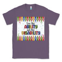 Lavender see the ability not the disability Classic Tee - MaliasSmallBusiness