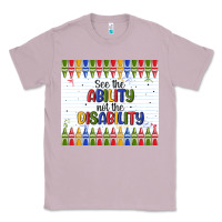 Lilac see the ability not the disability Classic Tee - MaliasSmallBusiness