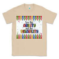 Mushroom see the ability not the disability Classic Tee - MaliasSmallBusiness