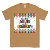 Toasted Coconut see the ability not the disability Classic Tee - MaliasSmallBusiness