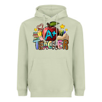 Matcha a teacher Heavyweight Hoodie - NancyCooperArtShop