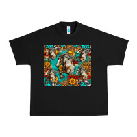 Black mustang horse western Urban Heavy Tee - LillyAllenDesigns
