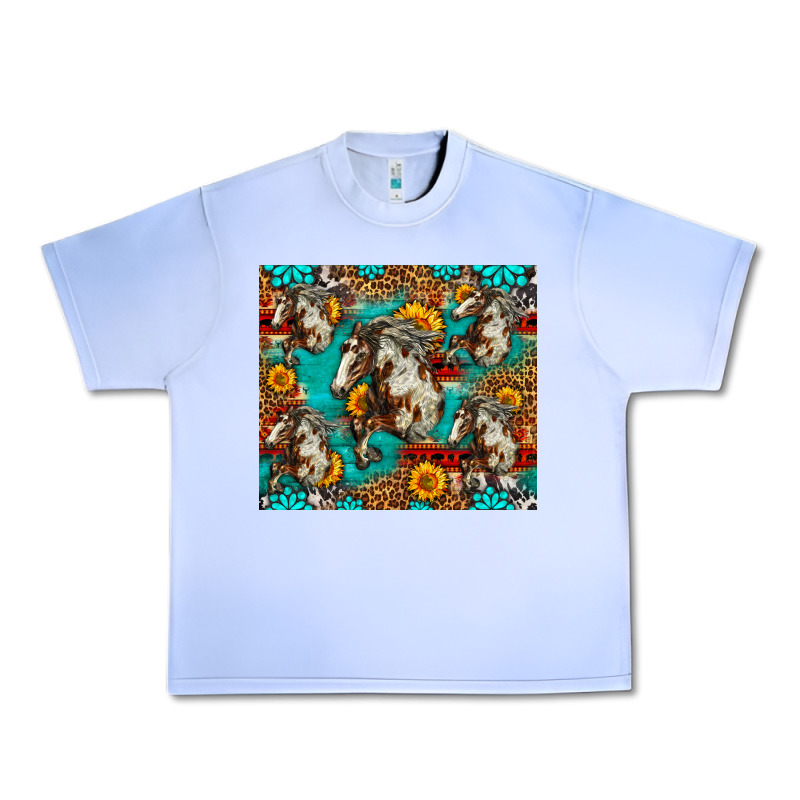 Mustang Horse Western Urban Heavy Tee by LillyAllenDesigns | Teevron