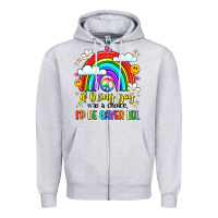 Heather Grey if being gay was a choice i'd be gayer lol Zipper Hoodie - LillyAllenDesigns