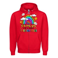 Red if being gay was a choice i'd be gayer lol Zipper Hoodie - LillyAllenDesigns