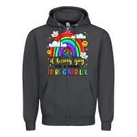Smoke if being gay was a choice i'd be gayer lol Zipper Hoodie - LillyAllenDesigns