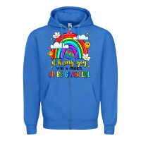 True Royal if being gay was a choice i'd be gayer lol Zipper Hoodie - LillyAllenDesigns