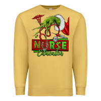 Antique Gold grinch hand nurse educator Premium Sweatshirt - NancyCooperArtShop