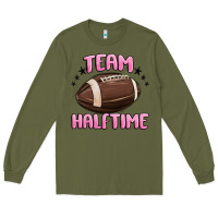 Army Green team halftime football Long Sleeve Tee - MaliasSmallBusiness