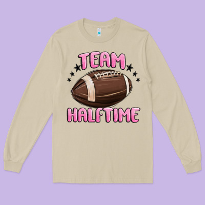 Team Halftime Football Long Sleeve Tee Designed By Maliassmallbusiness