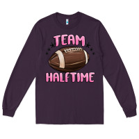 Plum team halftime football Long Sleeve Tee - MaliasSmallBusiness