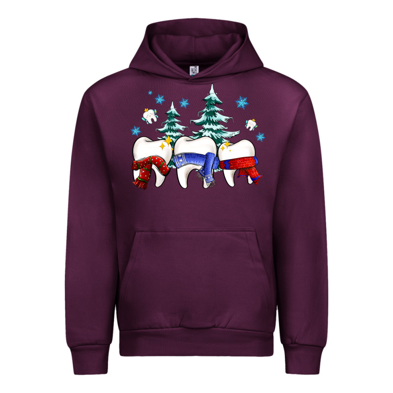 Dental Christmas Tree Teeth And Winter Ado Urban Hoodie by OliviaCreatesArt | Teevron