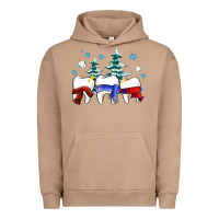Pigment Burro dental christmas tree teeth and winter ado Urban Hoodie - OliviaCreatesArt