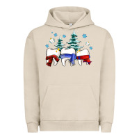 Pigment French Oak dental christmas tree teeth and winter ado Urban Hoodie - OliviaCreatesArt