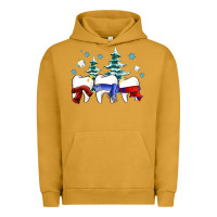 Pigment Peanut Butter dental christmas tree teeth and winter ado Urban Hoodie - OliviaCreatesArt