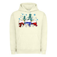 Pigment Pistachio dental christmas tree teeth and winter ado Urban Hoodie - OliviaCreatesArt