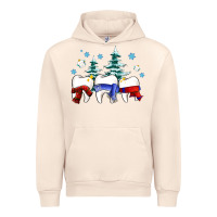Sandshell dental christmas tree teeth and winter ado Urban Hoodie - OliviaCreatesArt