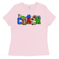 Bubblegum Pink coach Ladies Tee - Zillion Design Studio