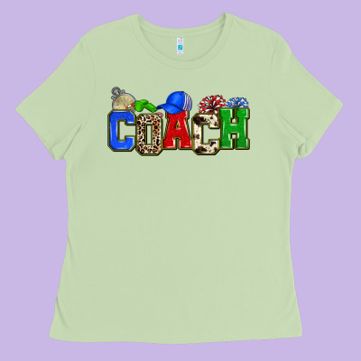 Coach Ladies Tee Designed By Zillion Design Studio