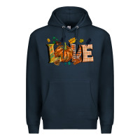 Navy Fall love Premium Hoodie - NancyCooperArtShop