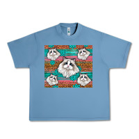 Pebble Blue Western Ragdoll Cat Urban Heavy Tee - LillyAllenDesigns